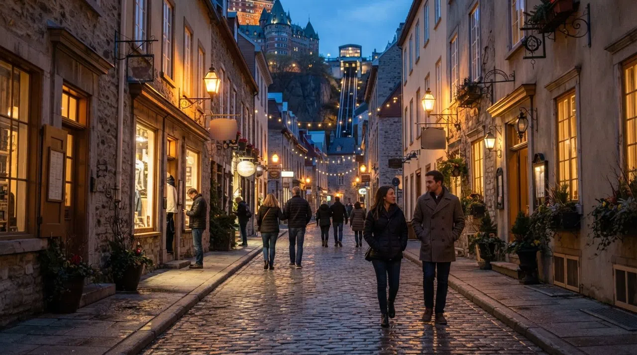Vieux-Québec (Basse-Ville & Petit-Champlain): Quebec City Straße für Straße