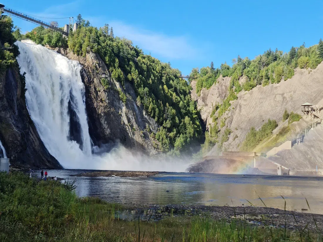 Montmorency Falls Ice Climbing (Parc de la Chute-Montmorency, with Aventurex), Quebec
