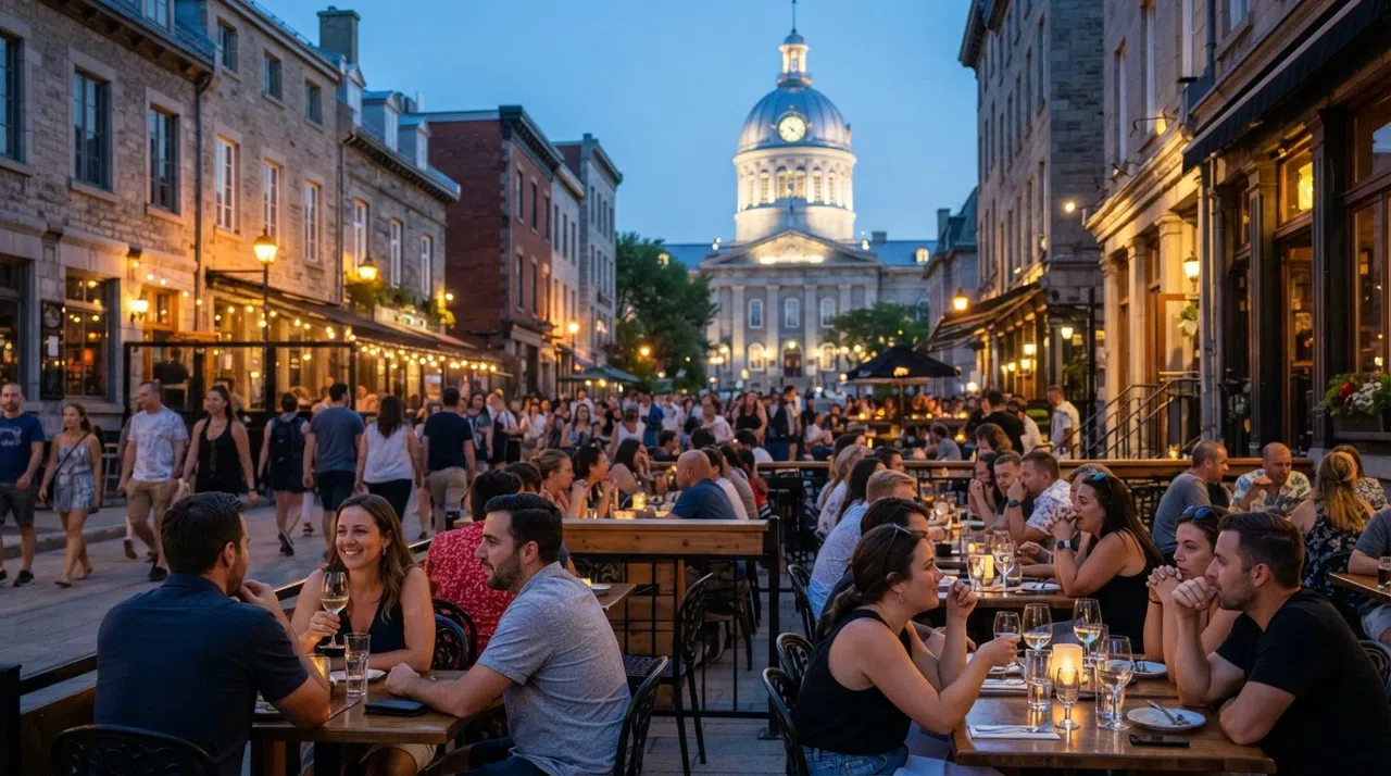 Montcalm, Québec: Terrassen, Museen und eine sehr fußläufige Oberstadt